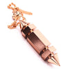 Pendule for Brass Metal Pendulum Divination Necklace Pendant Hexagonal Bullet Women Men - Image 7