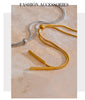 80+5cm Stainless Steel Adjustable Sweater Chain Smooth Necklace for Women Minimalist Collar Pvd Jewelry - Image 13