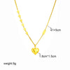 316L Stainless Steel Butterfly Moon Lock Blue Eyes Pendant Necklace For Women Multilayer Choker Chain Jewelry Gifts - Image 49