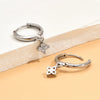 Simple Gold Color Stainless Steel Floral Sweet Earrings Temperament Simple Inlaid Zircon for Women Wedding Jewelry Accessories - Image 6