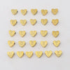 Carlidana High Polish Stainless Steel Silver Color 7 6mm Engraved Letter Alphabet Initial Perforated Heart Charm Accessories - Image 3