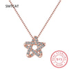 Silver Star of David Pendant Necklace Pave Setting CZ for Women Birthday Gift Jewelry - Image 2