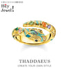 Tropical Mystic Snake Ring,Europe Style Good Myth Jungle Jewerly For Women Bohemia Gift - Image 17