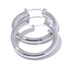 Minimalistic Big Sleek Metal Round Hollow Hoop Earrings Anti Allergic 316L Stainless Steel Simple Ear Jewelry - Image 8