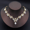 Colorful Waterdrop Necklace and Earring Set with Multiple Stone Colors - Image 21