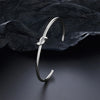 Golden Rose Gold Silverry Color Knot Bracelet Women Tie The Knoted Cuff Bangle Stainless Steel Charm Bridesmaid Wedding Jewelry - Image 7