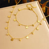 316L Stainless Steel Golden Snowflake Butterfly Crown Key Lightning Zircon Necklace Bracelet Set Jewelry Sets Gift - Image 13