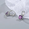 Silver Zircon Earring For Women's Wedding Jewelry Accessories Party Holiday Gift - Image 4