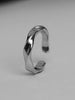 Mobius Wave Ring Silver Color Alloy Open Ring For Women Simple Retro Men Jewelry Accessories - Image 7