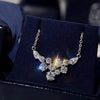 Multi Cubic Zirconia Pendant Necklace Women Engagement Wedding Necklaces Silver Color Jewelry Drop Ship - Image 3