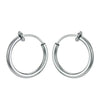 2pcs Stainless Steel Non Pierced Clip On Earrings for Men Women Magnetic Stud Earrings Punk Dangle Huggie Hoop Earrings Set - Image 28