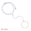Iced Out Oval CZ Choker Bracelet Silver Color Bling Lariat Long Bar Round Stone Long Tassel Bangle Women Jewelry - Image 21