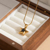 316L Stainless Steel Star Colorful Zircon Pendant Necklace For Women Daily Cute Temperament Jewelry Gifts - Image 3