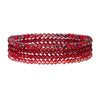 Faceted Glass Bead Stretch Bracelet in Multiple Colors - Image 14