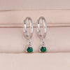 French Style Round Water-Drop Earrings for Women Stainless Steel Dangle Pendant Earrings Wedding Couple Ear Jewelry - Image 12