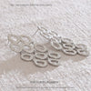 NiNice Earrings Stainless Steel for Women Circle Link Pendant Design Exaggerated Personality Heavy Industry Gift - Image 3