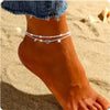 Bohemia Girl CZ Anklet Bracelets Heart Charm Chain Anklets for Women on Foot Leg Summer Beach Barefoot Jewelry - Image 2