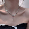 Kpop Irregular Star Chain Necklaces Y2K Zircon Crystal Beads Tassel Necklace Aesthetic Star Heart Choker Necklaces Jewelry Gift - Image 3