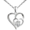 High End Geometric Design Love Cube Zircon Necklace with Removable Round Zircon Jewelry Elegant Daily Accessories - Image 4