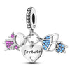 Charms Beads Silver Tree of Life Peach Heart Sweet Love Charms Fit Pendants Bracelets Necklaces Women Jewelry Gift - Image 17