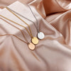 Minimalist Small Round Pendant Necklaces for Women Stainless Steel Gold Color Simple Choker Necklaces Jewelry Gifts - Image 5