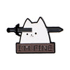 Cute Cat Enamel Pins " "Brooches Metal Lapel Pin Badge Backpack Accessories Jewelry Friend Gifts - Image 3
