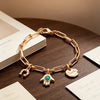 Modern Irregular Oval Zircon Paperclip Chain Bracelets Women Adjustable Stackable Layering Bracelets Jewelry - Image 6