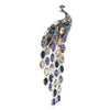 Rhinestone Peacock Brooch Pin with 15 x 3.1 cm Dimensions - Image 7