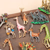Baroque Deer, Giraffe, and Sika Deer Design Brooches for Men and Women, Jewelry and Accessories - Image 3