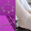 Silver Color Stamp Anklets For Women Foot Leg Chain Link Bracelet Tassel Charms Beach Accessories Jewelry For Female - Image 24