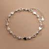 Silver Bracelet Woman Vintage Adjustable Bead Bracelets Jewelry Party Wedding Gift - Image 12