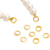 10Pcs Stainless Steel Double Hole Linking Circle Sophisticated Craft Ring Connector Rings with Two Holes for Jewelry Accessories - Image 3