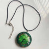 Orgonite Pendant Green Malachite Tree of Life Orgone Chakra Necklace Gift Package - Image 5