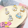Cute Animal Enamel Pins Duck Goose Brooches Bicycle Doctor Metal Badges Lapel Clothes Funny Kids Friend Jewelry Gifts - Image 4
