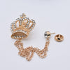 Rhinestone Camellia Brooches for Women Fabrics Flower Corsage Jewelry Wedding Party Badge Lapel Pins Accessories - Image 6