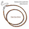 2mm Stone Bead Choker Necklace 40cm - Image 33