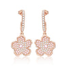 Rose Gold Series Silver Flamingo Giraffe Star and Moon Flower Earrings Elegant Party Jewelry Gifts - Image 15