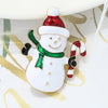 Christmas Brooch Pin Snowman Santa Claus Boot Garland Jewelry Gift Christmas Decoration Brooches - Image 11