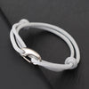 Simple Style Double Layered Marine String Bracelet For Men Women Sliding Adjustable 3mm Thin Rope Nautical Braclet Pulseria - Image 9