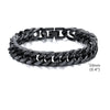 Stylish Double Curb Chain Bracelets for Men Boys,8/10/12/15mm Stainless Steel Miami Link Wristband,Punk Jewelry Gifts - Image 10