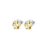 Simple and Elegant Square Cubic Zirconia Earrings Bling Yellow CZ Dangle Women Wedding Engagement Jewelry - Image 29
