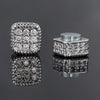 Fake Piercing Strong Magnetic Ear Clip For Men Iced Out Zircon Hip Hop Punk Silver Color Magnet Earrings Women Gifts -5 - Image 1