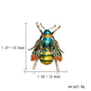 Insect Bumble Bee For Women Kids Girls Jewelry Gold Color Yellow Green Enamel Brooches - Image 5