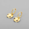 Silver Hoop Earrings Clip Golden Bowtie Ribbon Small Cute For Women Girl Gift Jewelry - Image 8