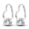 Silver Star Moon Bee Golden Earring For Women Sparkling Zircon Wedding Engagement Jewelry Gift - Image 29