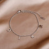 Classic 316L Stainless Steel Letter D Bangles for Women Jewelry Star Bracelets Party Gifts - Image 8