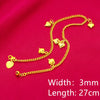 Stainless Steel Bracelets on the Leg Heart Charm Long Chain Foot Anklet 27cm Bohemian Accessories Jewelry Gifts - Image 10