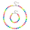 8mm Necklace Bracelets Jewelry Sets For Women Crytal Charms Choker Claw Setting Zircon Accessory For Women Gift - Image 16