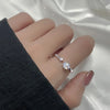 Ventfille Silver Opal Ring Female Index Finger Opening Adjustable Tail Ring Simple Jewelry Gift - Image 32
