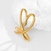 Leo Stainless Steel Irregular Brooches Women Unisex Glossy Geometric Pins Banquet Party Clothing Accessories - Image 19